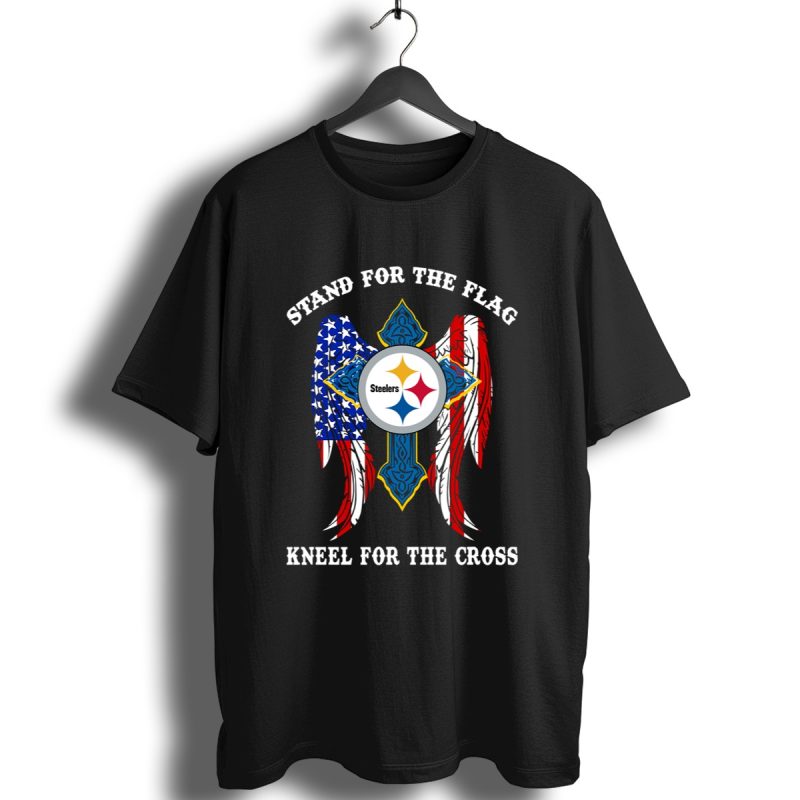 Pittsburgh Steelers Stand For The Flag Kneel For The Cross Shirt T Shirt 1