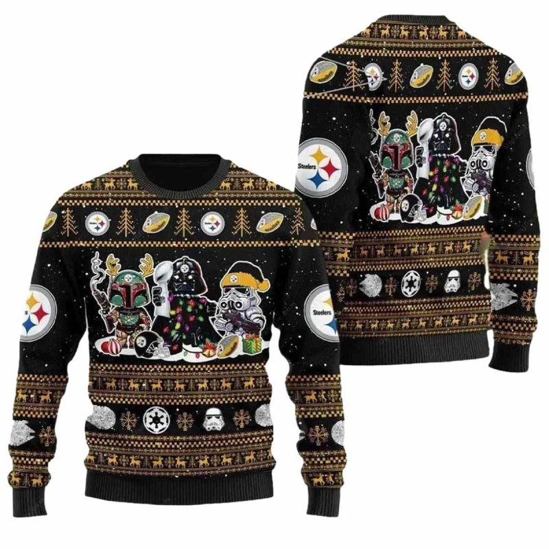 Pittsburgh Steelers Star Wars Ugly Sweater 1
