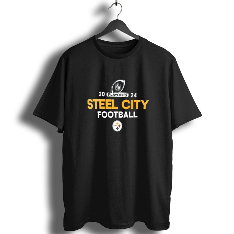 Pittsburgh Steelers Steel City Football 2024 Nfl Playoffs Victory T Shirt 1 T Shirt 1
