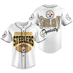 Pittsburgh Steelers Steel City Football Baseball Jersey