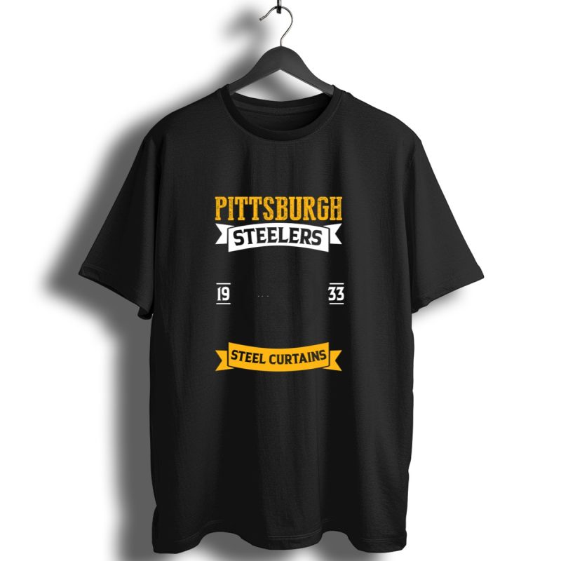 Pittsburgh Steelers Steel Curtains 1933 Football T Shirt 1 T Shirt 1