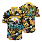Pittsburgh Steelers Summer Vibes Pineapple Hawaiian Shirt
