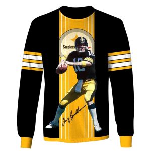 Pittsburgh Steelers Terry Bradshaw No 12 Signature AOP Sweatshirt