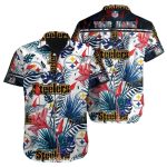 Pittsburgh Steelers Tropical Floral Design Hawaiian Shirt