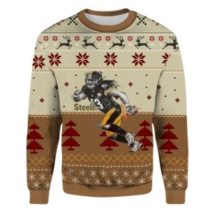 Pittsburgh Steelers Troy Polamalu Ugly Sweater