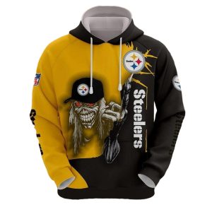Pittsburgh Steelers Ultra Death Graphic Gift For Halloween AOP Hoodie