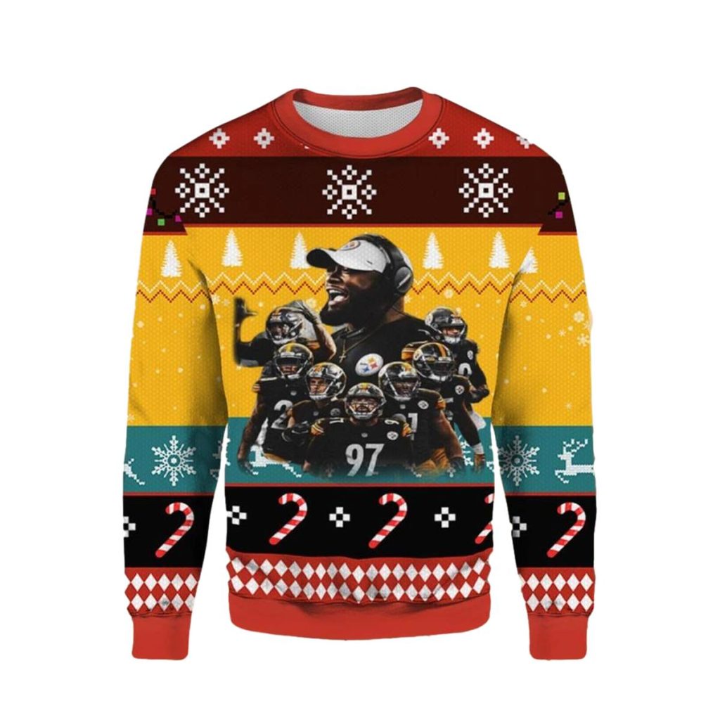 Pittsburgh Steelers Vintage Dream Team Ugly Sweater 1