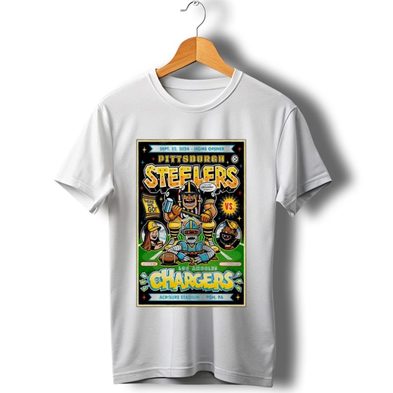 Pittsburgh Steelers Vs Los Angeles Chargers Sep 22 2024 Home Opener Acrisure T Shirt 1 T Shirt 1