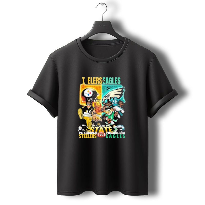Pittsburgh Steelers Vs Philadelphia Eagles Battle Of The State T Shirt T Shirt 0 1