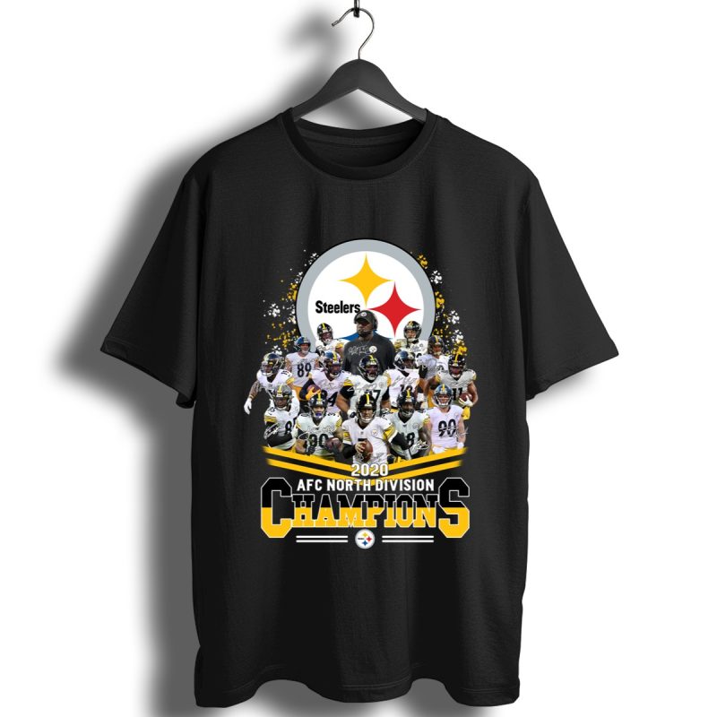 Pittsburgh Steelers 2020 Afc North Division Champions Best Players Signed Shirt T Shirt 1