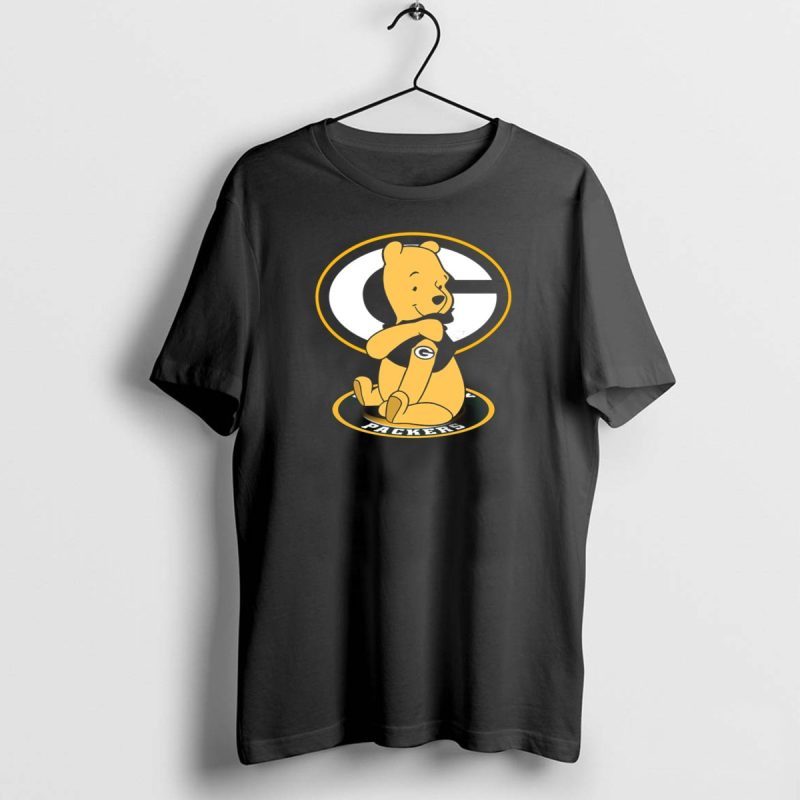 Pooh Packers Crossover With Iconic Green Bay T Shirt 1 1 T Shirt 1 1