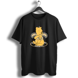 Pooh Saints New Orleans Fleur De Lis Iconic Symbols T Shirt