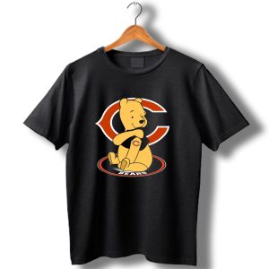 Pooh With Chicago Bears T Shirt