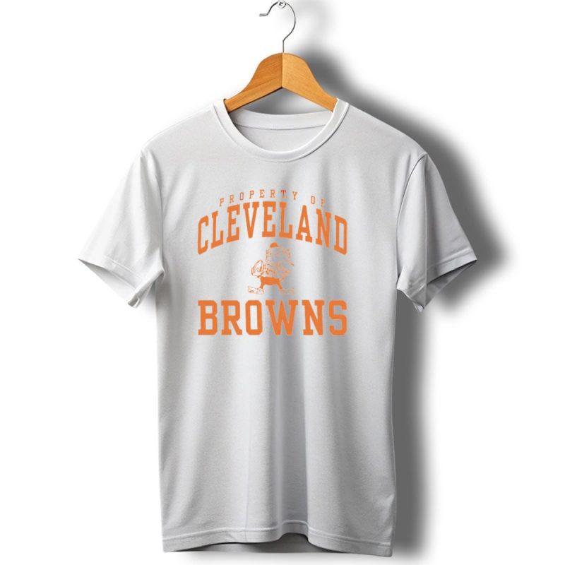 Property Of Cleveland Browns Football Mascot Classic T Shirt 1 T Shirt 1