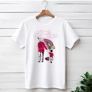 Proud Grandma Arizona Cardinals Family Loyalty Connection T-Shirt