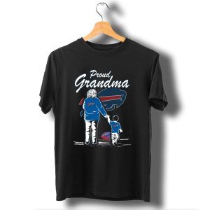 Proud Grandma Buffalo Bills Family Football Fandom T-Shirt