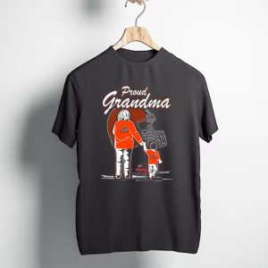 Proud Grandma Cleveland Browns Football Family Fan T-Shirt