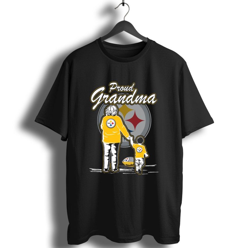 Proud Grandma Pittsburgh Steelers Football Family Fan T Shirt 1 T Shirt 1