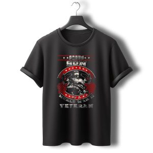 Proud Son Of A World War Ii Veteran Veteran Day Soldier And Eagles T-Shirt