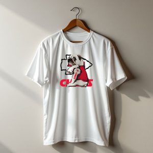 Pug Chiefs Kansas City Logo Tattoo Red Jersey T-Shirt
