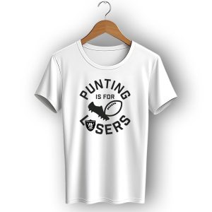 Punting Is For Lasers Las Vegas Raiders Football T-Shirt