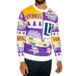 Purple Minnesota Vikings Miller Lite Vikings Foundation Pullover Ugly Sweater For Men And Women