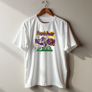 Purple Power Vikings Football Trio On Field T Shirt
