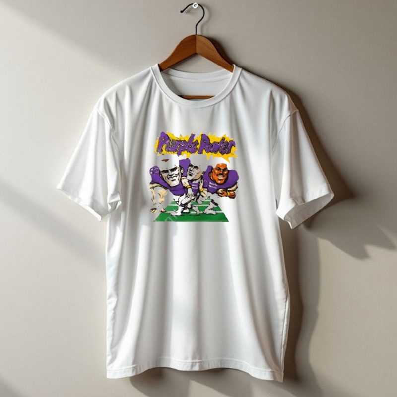Purple Power Vikings Football Trio On Field T Shirt 1 T Shirt 1
