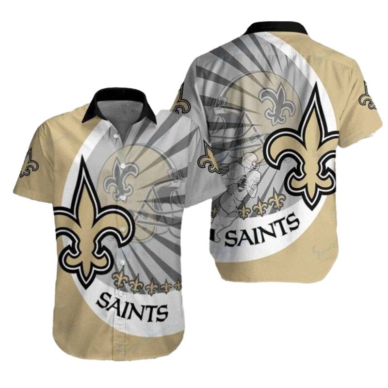 Quarterbacks Dream New Orleans Saints Tropical Hawaiian Shirt With Playbook Design 1