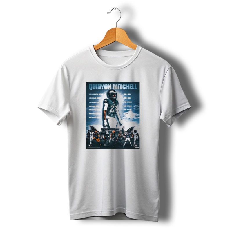 Quinyon Mitchell Philadelphia Eagles Christian Watson Drake London Chris Olave Mike T Shirt T Shirt 1 1
