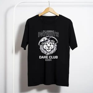 R Ckids T-Shirt Fhinsdale Patriots Dare Club 2024 Lion Mascot With Pirate Hat T-Shirt
