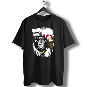 Raiders And Illinois Unity Emblem T-Shirt