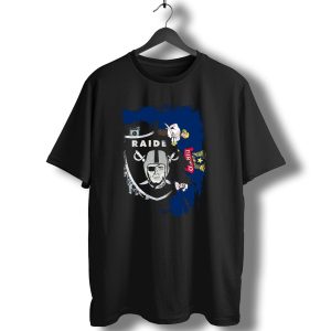 Raiders And Maine State Flag Together T-Shirt