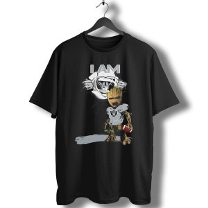 Raiders Baby Groot I Am Superman Nfl Football T-Shirt