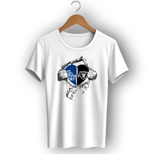 Raiders Dodgers La Heartbeat Fan Passion T-Shirt