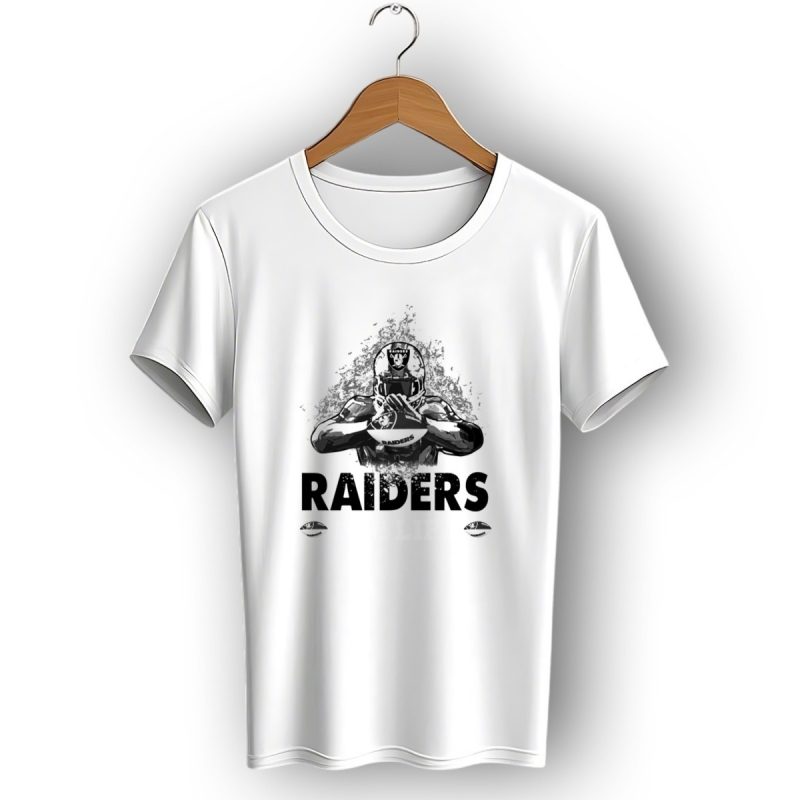Raiders For Life Football Player Emblem T Shirt 1 T Shirt 1