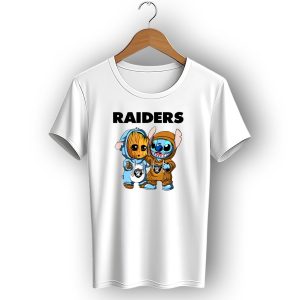 Raiders Groot And Stitch T-Shirt