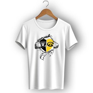 Raiders Hawkeyes Its In My Heart Hands Tearing T-Shirt