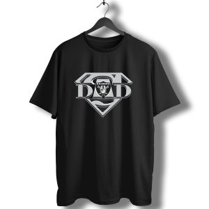 Raiders Logo Superman Emblem Dad T-Shirt