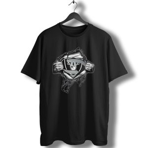 Raiders Logo Superman Shield Transformation T-Shirt