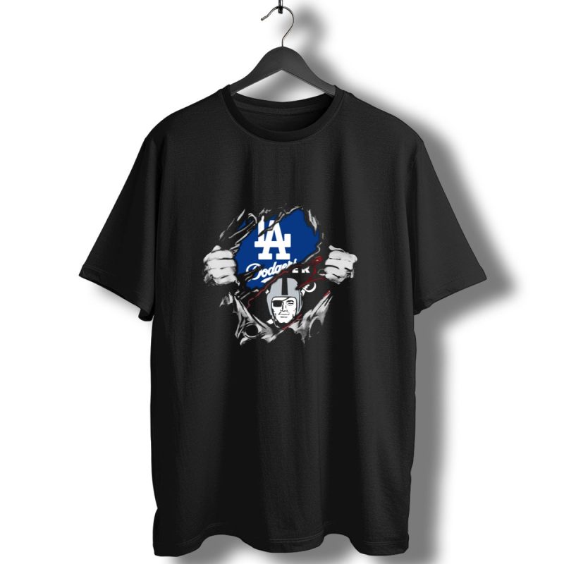 Raiders Los Angeles Dodgers T Shirt 1 T Shirt 1