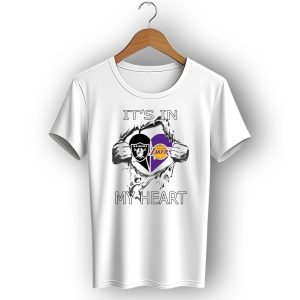 Raiders Los Angeles Lakers Its In My Heart T-Shirt