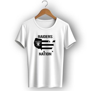 Raiders Nation Usa Map T-Shirt