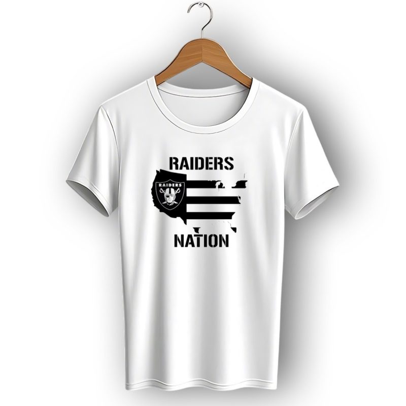 Raiders Nation Usa Map T Shirt 1 T Shirt 1