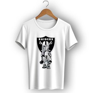 Raiders Nfl Rush Zone Cartoon Character Las Vegas 2025 T-Shirt