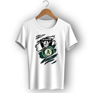 Raiders Oakland Athletics As Logo Crossover T-Shirt