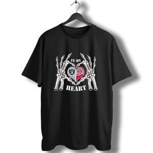 Raiders Ohio State In My Heart Skeleton Hands T-Shirt