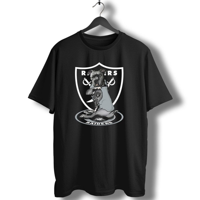 Raiders Pitbull Loyalty Shield T Shirt 1 T Shirt 1