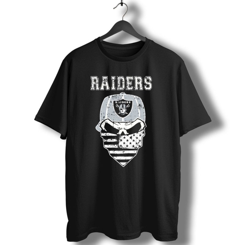 Raiders Skull Bandana American Flag Hat T Shirt 1 T Shirt 1