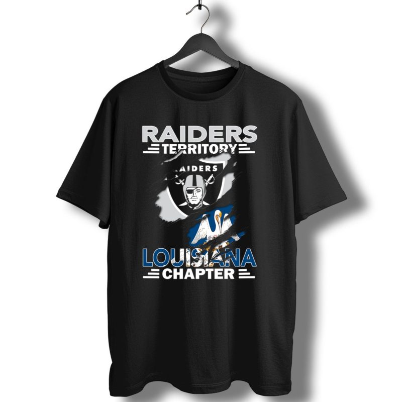 Raiders Territory Louisiana Chapter Pelican And Shield Emblem T Shirt 1 T Shirt 1